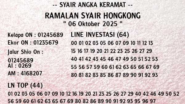 Prediksi Hongkong
