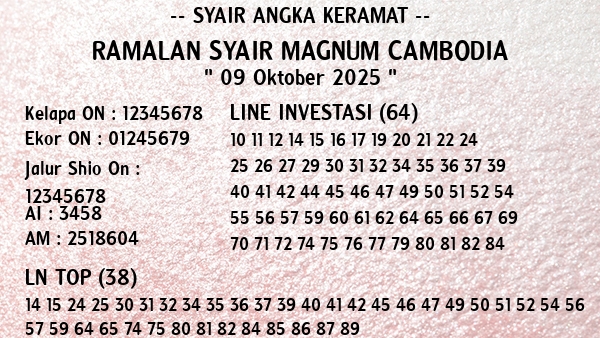 Prediksi Magnum Cambodia