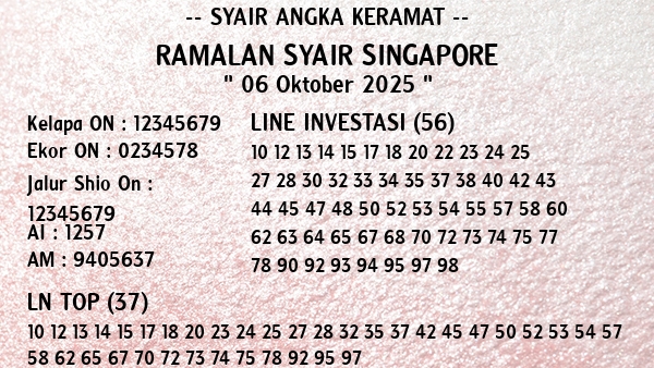 Prediksi Singapore