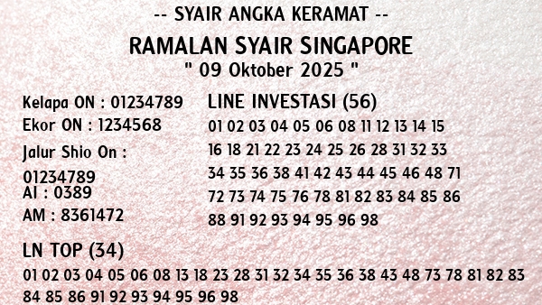 Prediksi Singapore