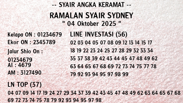 Prediksi Sydney
