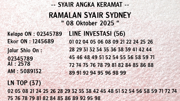 Prediksi Sydney
