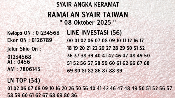 Prediksi Taiwan